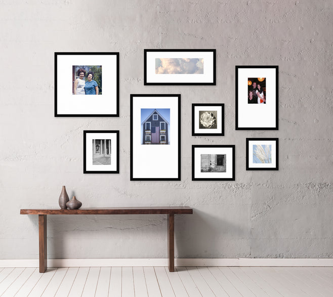 8 piece gallery wall
